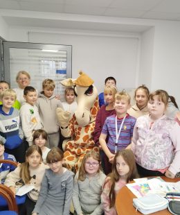 spotkanie z Żyrafą Lokatką